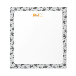 Bloco De Notas Notepad Spooky Spider Halloween