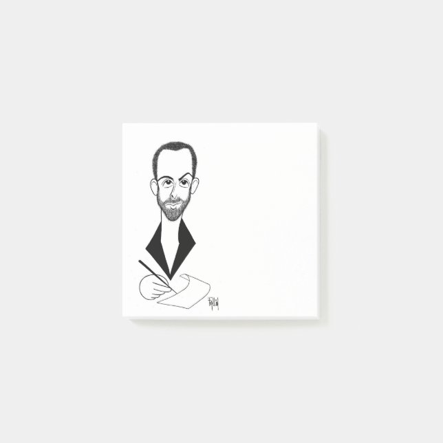 Bloco De Notas Notepad Stephen Poste-It (Frente)