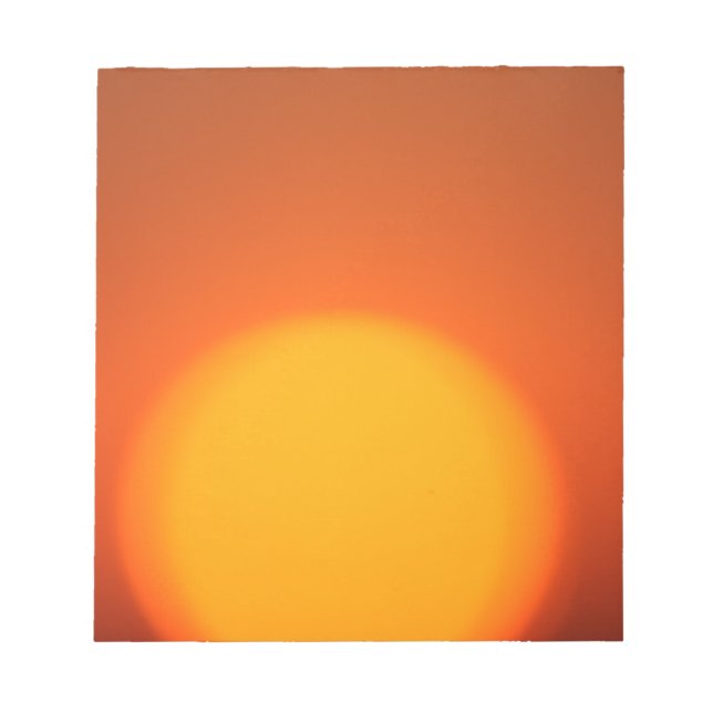 Bloco De Notas Notepad Sunset Laranja (Frente)