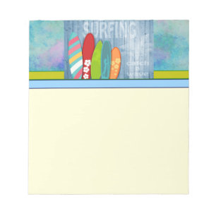 Bloco De Notas Notepad surfboards