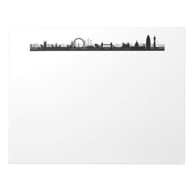 Bloco De Notas Notepad Themed Skyline London (Frente)