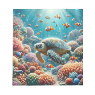 Bloco De Notas Notepad Turtle Atrativo