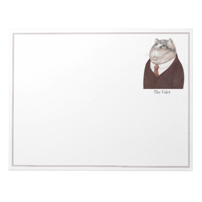 Bloco De Notas Notepad VALET CAT 11x8.5 (Frente)