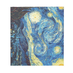 Bloco De Notas Notepad Van Gogh Starry Night (40 páginas)