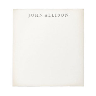 Bloco De Notas Notepad Vintage com Idade Simples