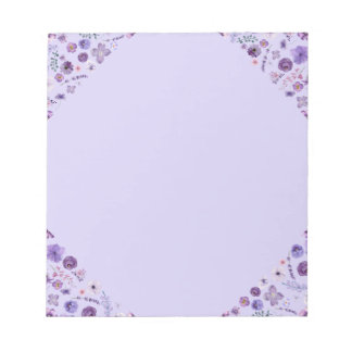 Bloco De Notas Notepad Whisper Floral - Serenidade de Lavanda mol