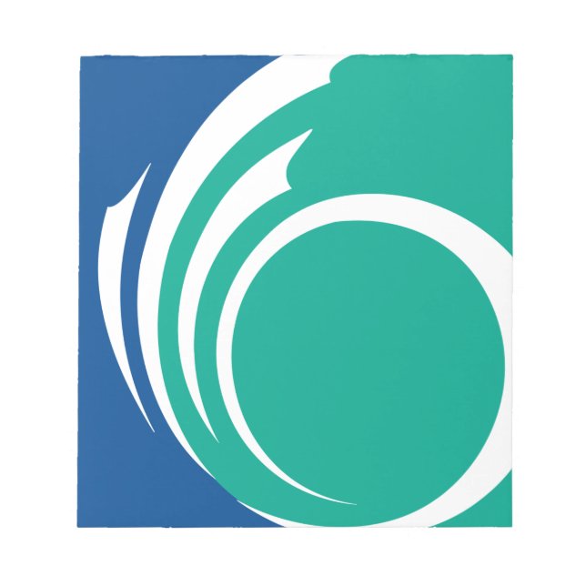 Bloco De Notas Notepad with Flag of Ottawa, Canada (Frente)