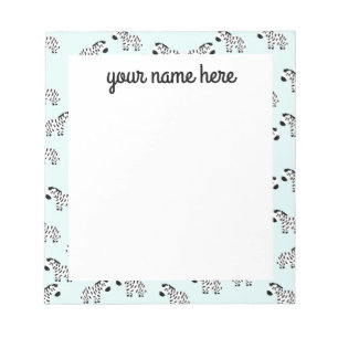 Bloco De Notas Notepad Zebra Personalizado