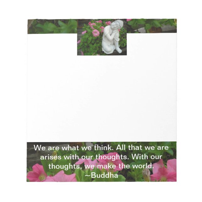 Bloco De Notas Notepad Zen Buddha 5,5x6" (Frente)