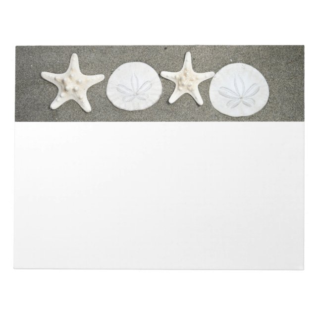 Bloco De Notas Notepads de Beach X e O (Frente)