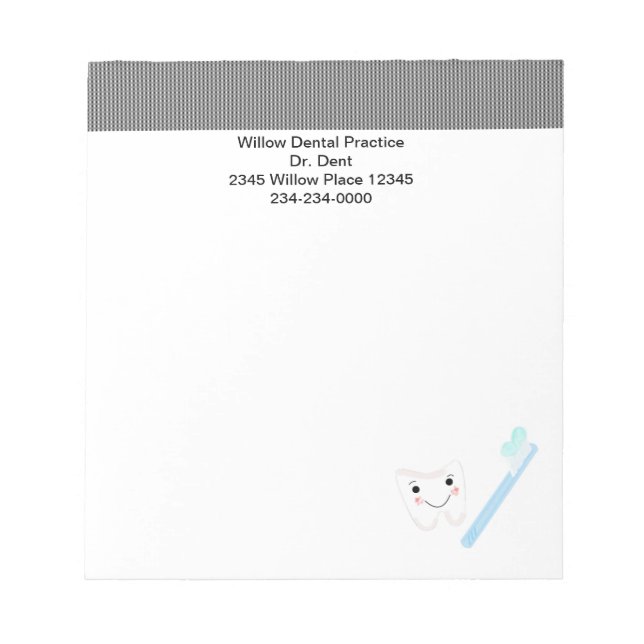 Bloco De Notas Notepads Dentistas (Frente)