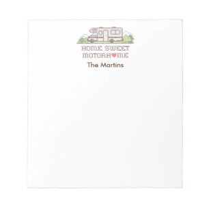 Bloco De Notas Notepads Home Sweet Motor