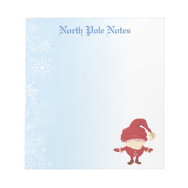 Bloco De Notas Notepads Notepads Natal Natal Férias (Frente)