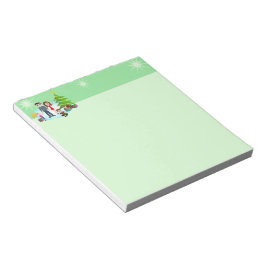 Bloco De Notas Notepads Pequenos Da Família Xmas Feliz Natal