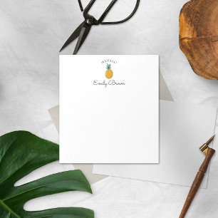 Bloco De Notas Notepads Personalizados de Mahalo, abacaxi