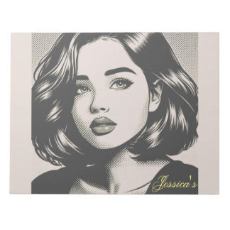 Bloco De Notas notpad de arte pop