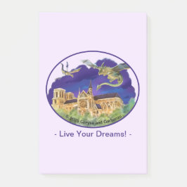 Bloco De Notas Notre Dame Notes 4" x 6" - Dreams