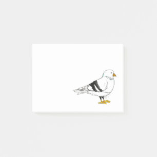 Bloco De Notas Nova Iorque NYC Pigeon Bird Posta