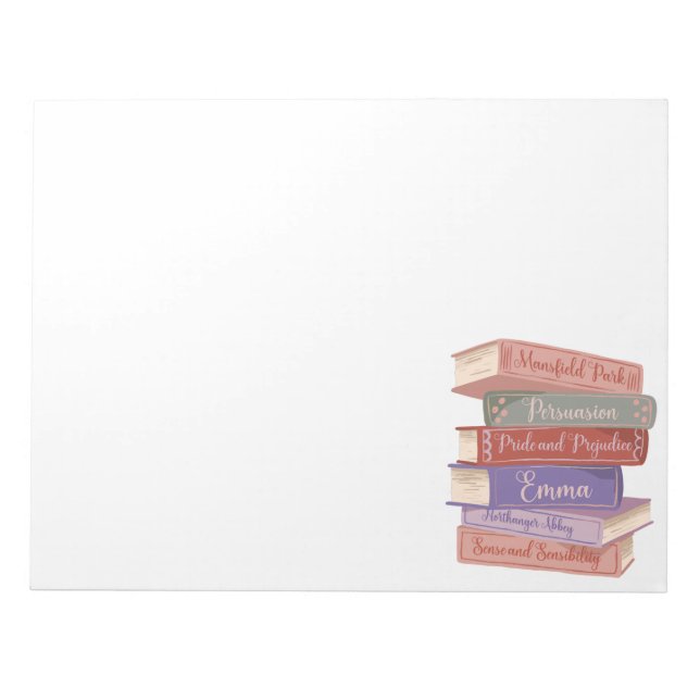 Bloco De Notas Novels V de Jane Austen (Frente)