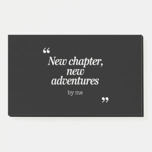 Bloco De Notas Novo capítulo, Design de novas aventuras por mim