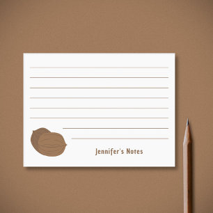 Bloco De Notas Nozes