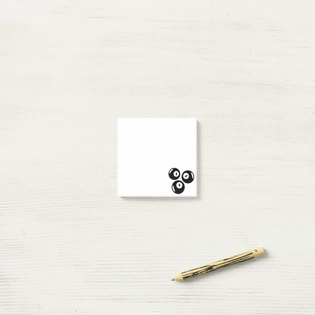 Bloco De Notas Número da Sorte 111 Bolas Pretas (Na mesa)