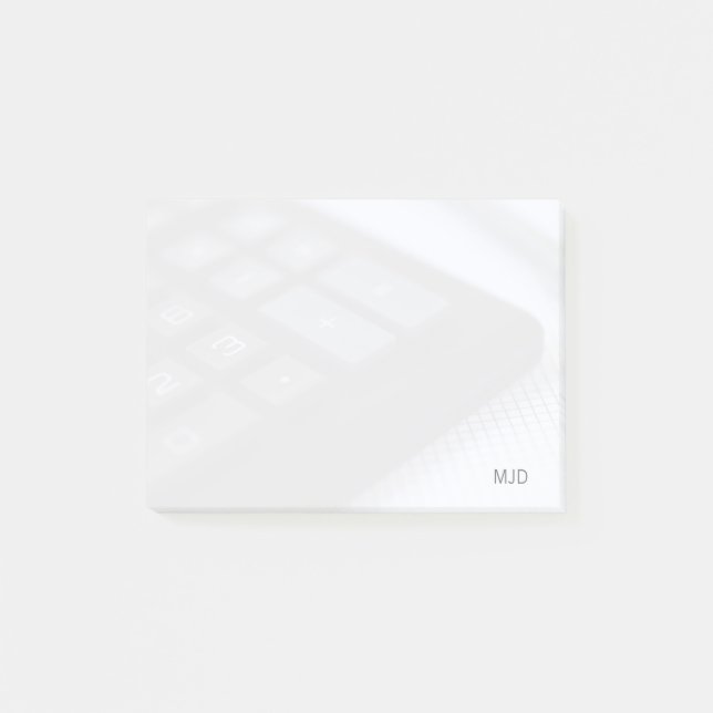 Bloco De Notas Número e chaves de sinalização (Frente)