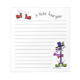 Bloco De Notas Número Quatro do Painel de Notas