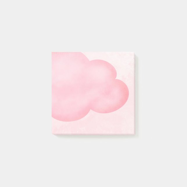 Bloco De Notas Nuvem Rosa (Frente)