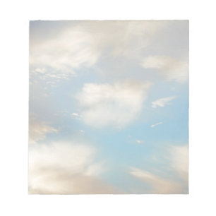 Bloco De Notas Nuvens e céu azul