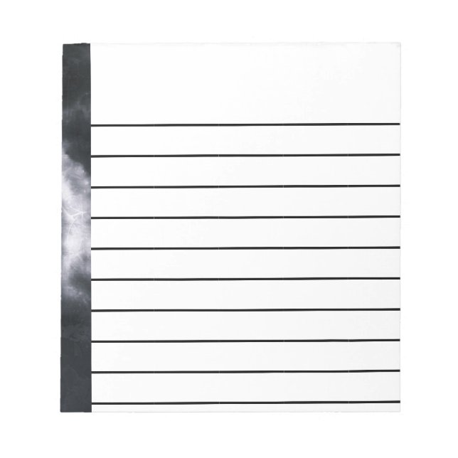 Bloco De Notas Nuvens Escuras (Frente)