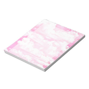 Bloco De Notas Nuvens felizes rosa e pastel festivo