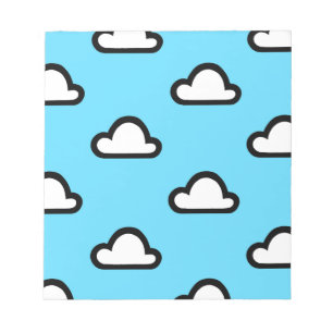 Bloco De Notas Nuvens minimalistas