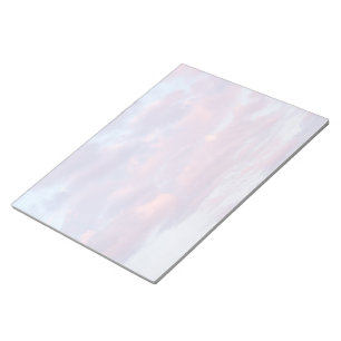 Bloco De Notas Nuvens rosadas e roxas