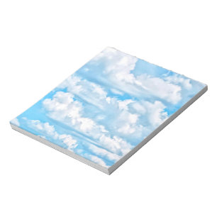 Bloco De Notas Nuvens Sunny Felizes Festivas