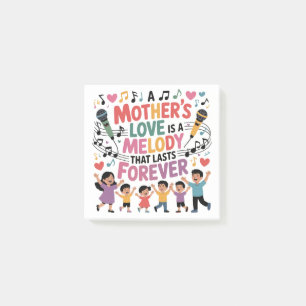 Bloco De Notas O Amor de uma Mãe é uma Melodia que Dura para Semp