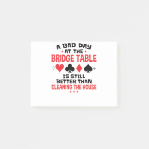 Bloco De Notas O Bridge Player Engraçado Cita Dia Incorreto Na M