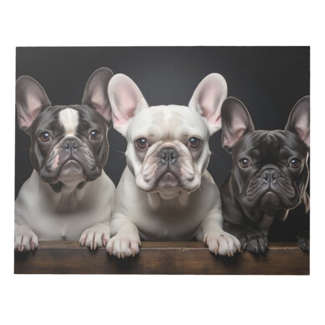 Bloco De Notas O Bulldog Francês Pet Animal Retrait Nature Beauty (Frente)