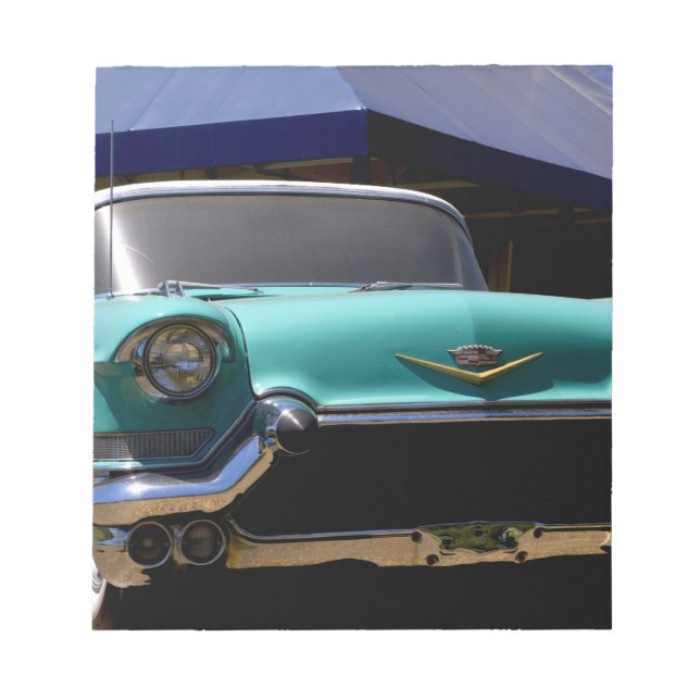 Bloco De Notas O Cadillac Conversível Verde de Elvis Presley em (Frente)