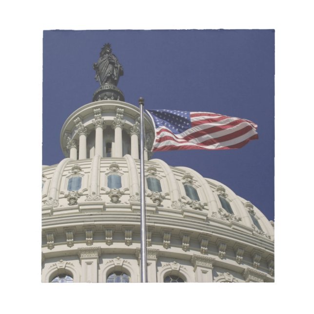 Bloco De Notas O Capitólio dos Estados Unidos, Washington, DC (Frente)