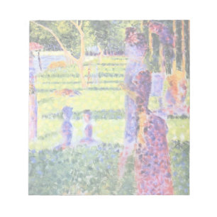 Bloco De Notas O Casal de Georges Seurat, Vintage Pointillism