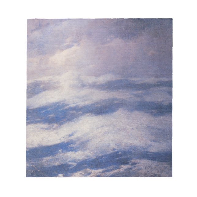 Bloco De Notas O céu e o oceano (por Emil Carlsen) (Frente)