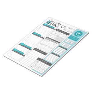 Bloco De Notas O Daily Marks - Planejamento Diário em Detalhe