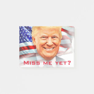 Bloco De Notas O Donald Trump Sentiu Minha Falta?
