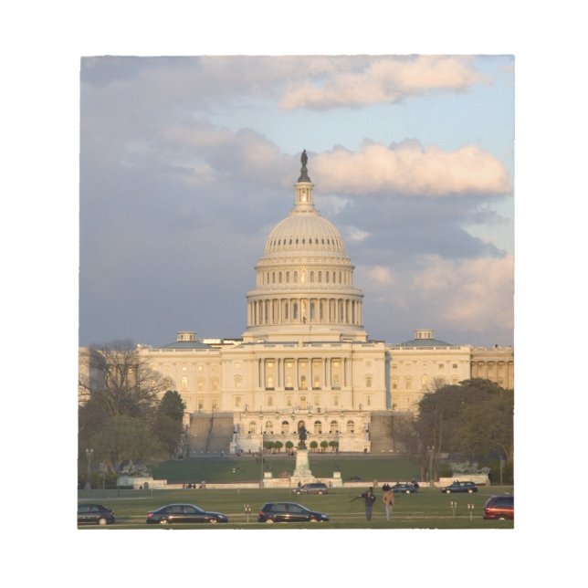 Bloco De Notas O edifício do Capitólio dos Estados Unidos em (Frente)