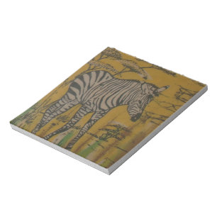 Bloco De Notas O Espírito Serengeti: Zebra Grazing na Mara