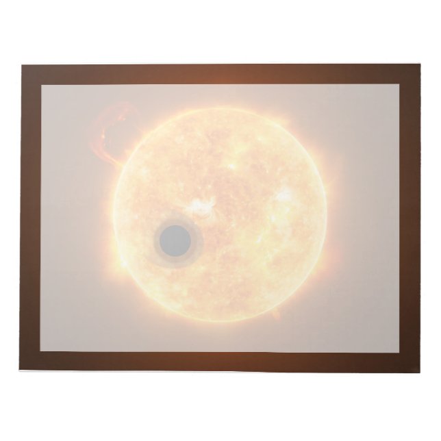 Bloco De Notas O Exoplaneta Wasp-107b É Um Gigante De Gás (Frente)