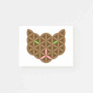 Bloco De Notas O Gato Da Vida - Animais Sagrados. Medium 03.Brown
