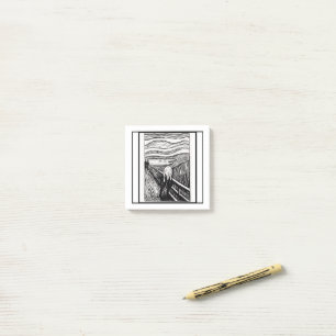 Bloco De Notas o gritar de Edvard Munch