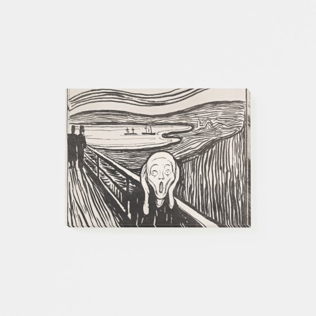 Bloco De Notas O Gritar Edvard Munch (Frente)
